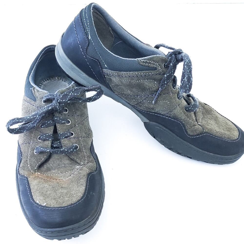Merrell Albany Lace Granite Trail Shoe Gray Suede J42282 Womens Size 10